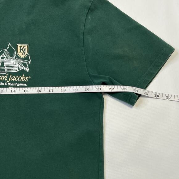 Karl Jacobs Large Unisex Books & Board Games Green Official Staff Shirt 2021 - Picture 4 of 11